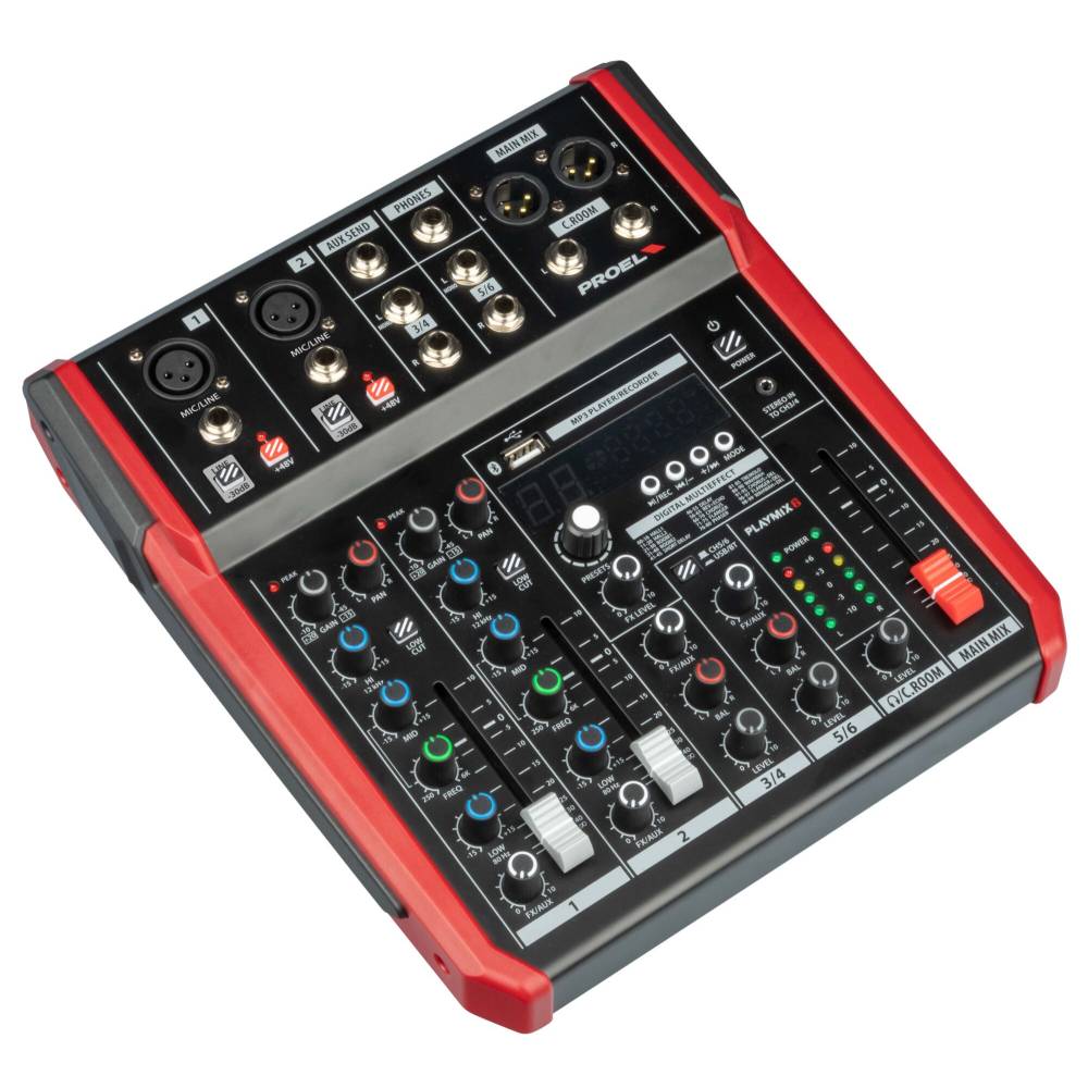 Proel Mixer Compatto 6 canali PLAYMIX6