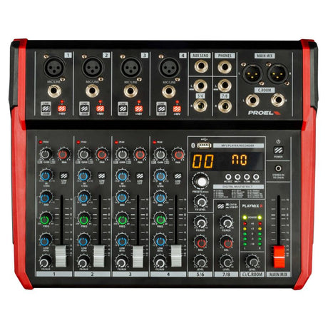 Proel Mixer Compatto 8 canali PLAYMIX8