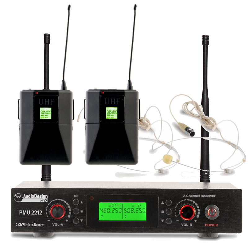 Audio Design Set Radiomicrofoni PMU 2212 BP