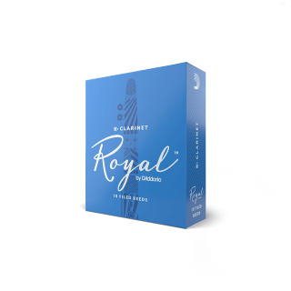 D'addario RCB1025 Confezione da 10 ance Rico Royal per clarinetto soprano in SI bemolle, durezza 2,5