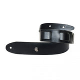 Etabeta - Tracolla in vera pelle - SLIM 5- Guitar Strap -Nero