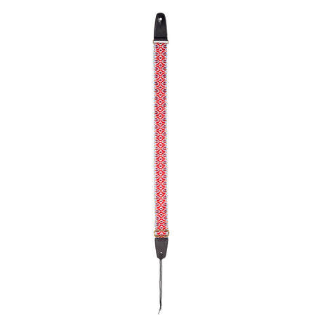 Bespeco TCJRD – Tracolla professionale per chitarra con pattern in tessuto jacquard