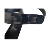 Etabeta - Tracolla in vera pelle - UNDER PRESSURE - Guitar Strap | Nero