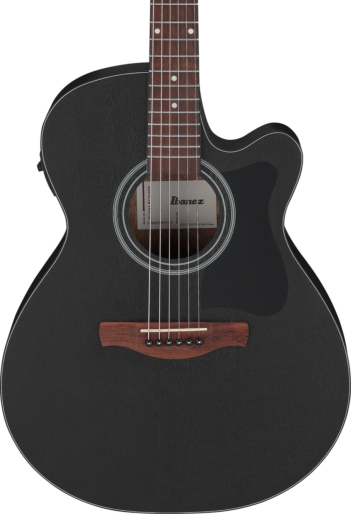 IBANEZ VC44CE WK Weathered Black Open Pore