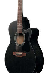 IBANEZ VC44CE WK Weathered Black Open Pore