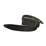 Etabeta - Tracolla in vera pelle - VELVET Guitar Strap | Nero