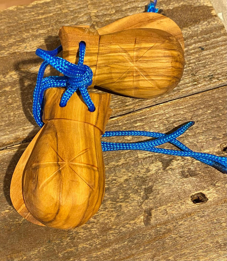 Castagnole Napoletane artigianali in legno di Ulivo