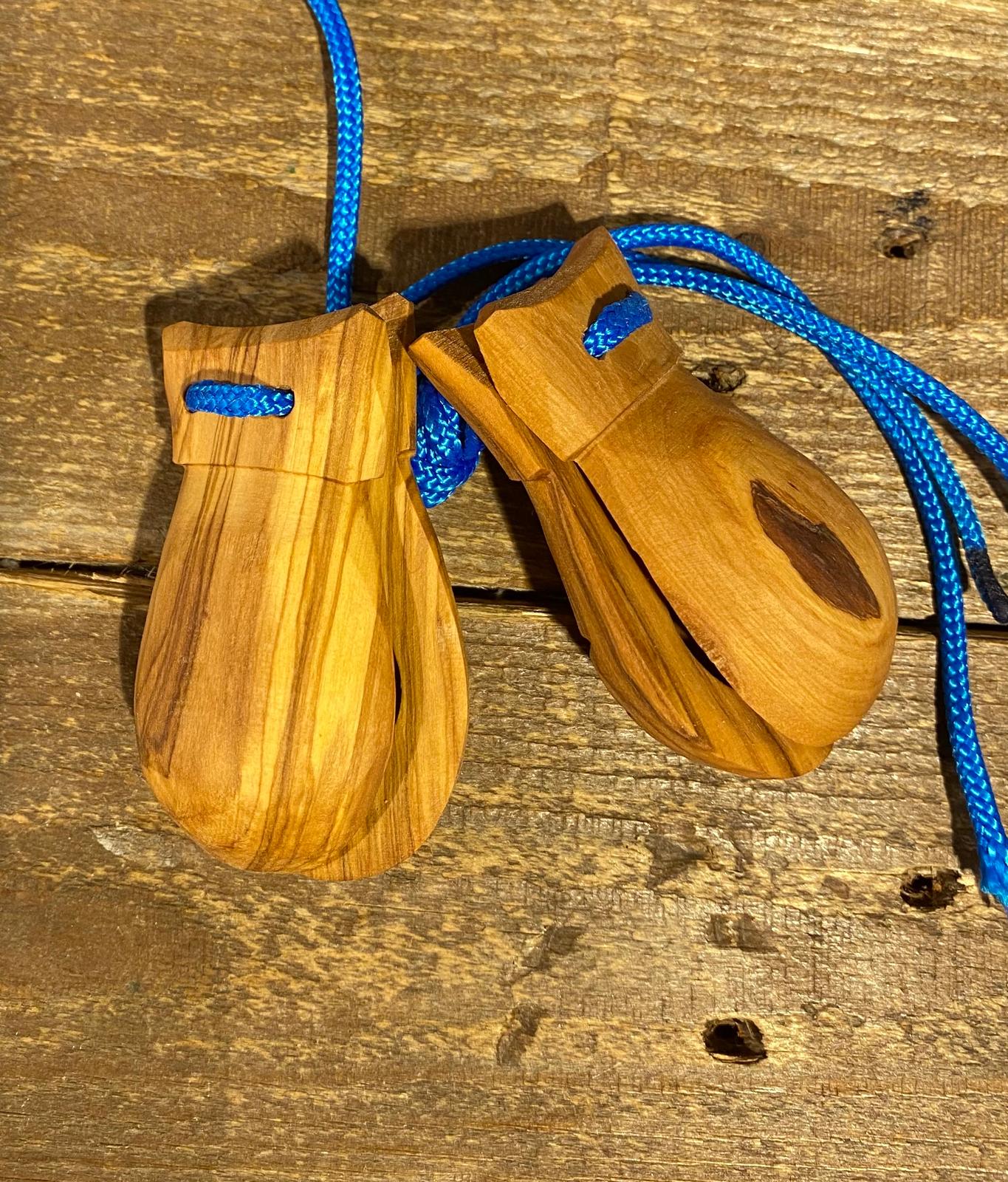 Castagnole Napoletane artigianali in legno di Ulivo