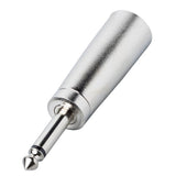 Bespeco  AD50 Adattatore da cannon maschio a spina jack mono diametro 6,3 mm, non bilanciato