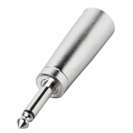 Bespeco  AD50 Adattatore da cannon maschio a spina jack mono diametro 6,3 mm, non bilanciato