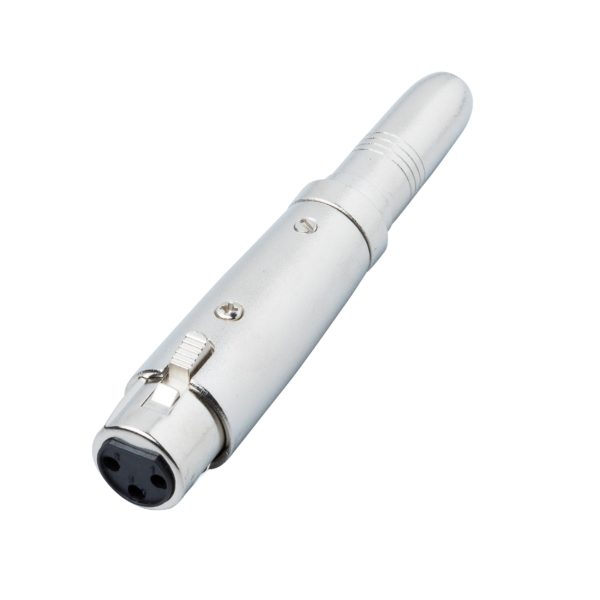 AD55 Adattatore da cannon femmina a presa jack stereo diametro 6,3 mm, bilanciato