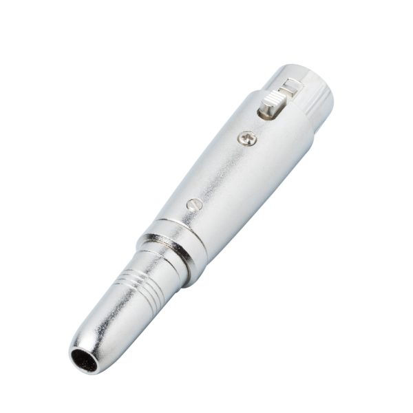 AD55 Adattatore da cannon femmina a presa jack stereo diametro 6,3 mm, bilanciato