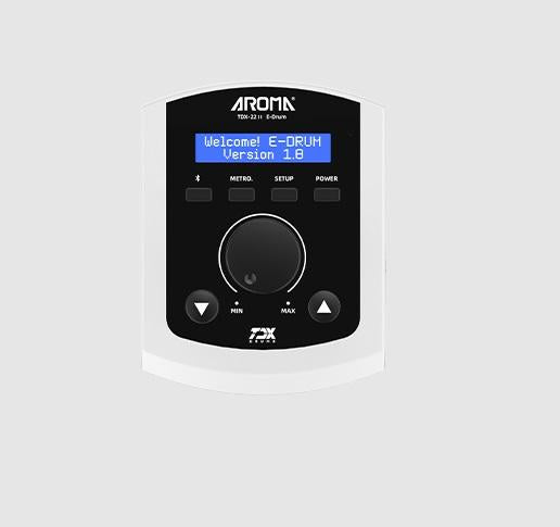Aroma TDX22II Batteria Elettronica 8 pezzi con pelli Mesh e funzioni Bluetooth & Smart App