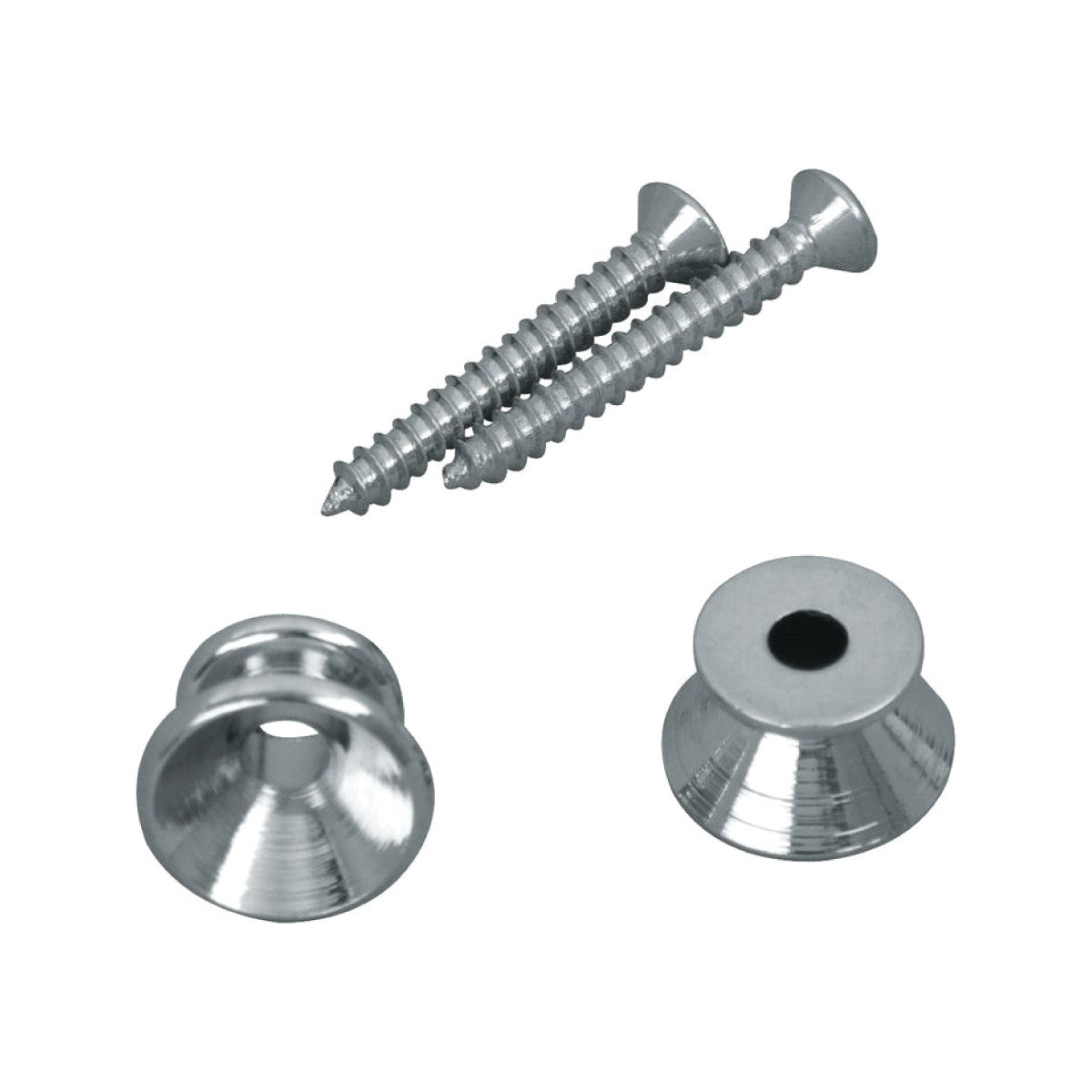Bottoni per tracolla cromati Set 2pcs