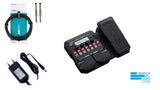 PEDALIERA ZOOM G1X FOUR + alimentatore Zoom AD16 e cavo Jack