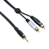 Bespeco EAYMSR300 - Cavo interlink – jack stereo Ø 3,5 mm – 2 x RCA