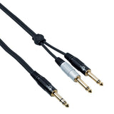 Bespeco EAYS2J300 Cavo interlink – jack stereo Ø 6,3 mm – 2 x jack Ø 6,3 mm