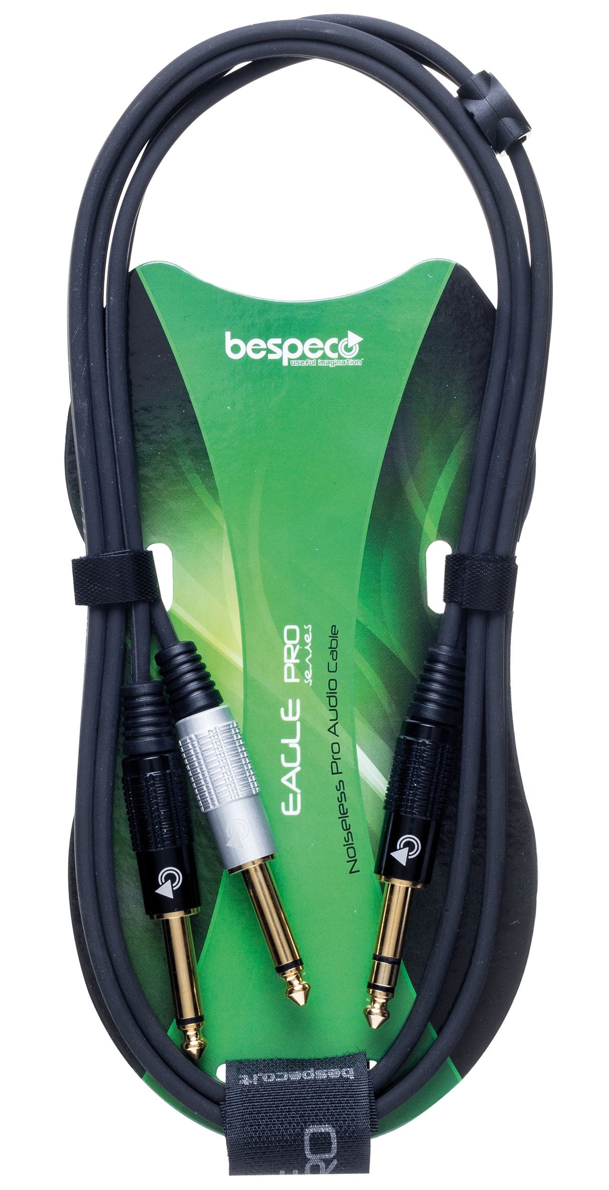 Bespeco EAYS2J150 Cavo interlink – jack stereo Ø 6,3 mm – 2 x jack Ø 6,3 mm