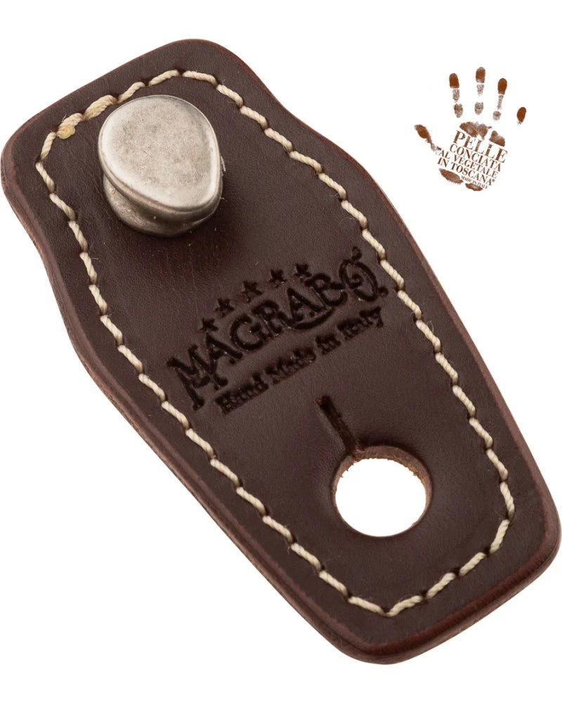 Magrabò End Pin Marrone ø10 mm - Terminale per chitarra acustica