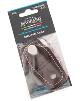 Magrabò End Pin Marrone ø10 mm - Terminale per chitarra acustica