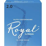 RJB1020  Confezione da 10 ance D'addario Rico Royal per sassofono contralto, durezza 2,0