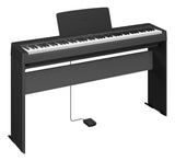 Pianoforte digitale Yamaha p145BT piu supporto L100B con panchetta regolabile