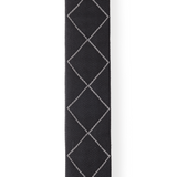 D'addario Auto Lock Guitar Strap, Black Padded Diamonds 50BAL02