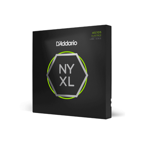 D'ADDARIO NYXL45105, Set Long Scale, Light Top / Med Bottom, 45-105