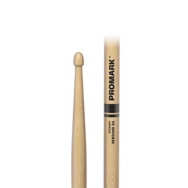 ProMark Bacchette Rebound 5A .565" Hickory Acorn, punta in legno