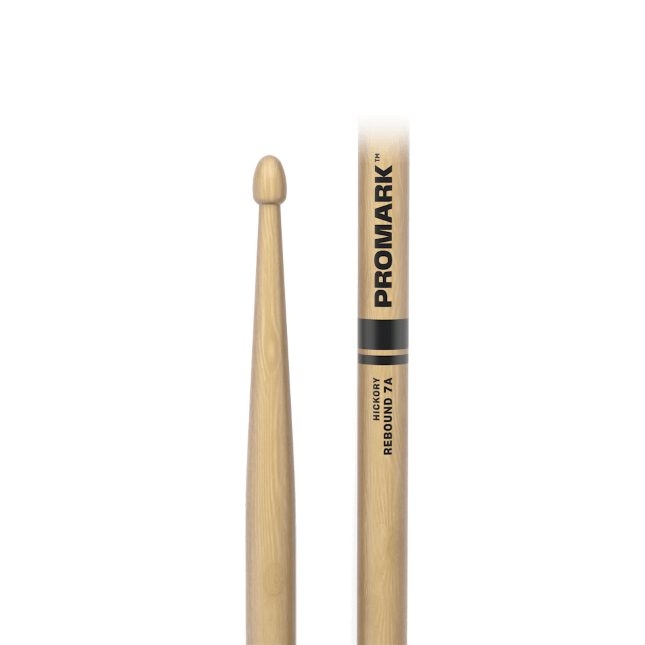 ProMark Bacchette Rebound 7A in noce americano, punta acorn in legno