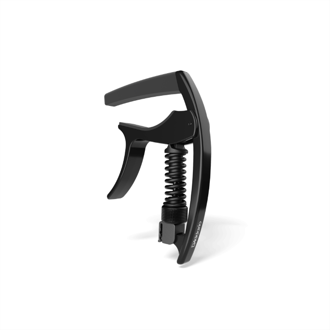 PW-CP-09  Capotasto nero D'Addario Accessories NS Tri-Action