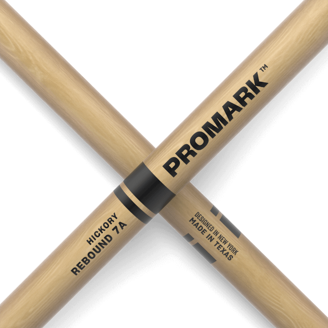 ProMark Bacchette Rebound 7A in noce americano, punta acorn in legno