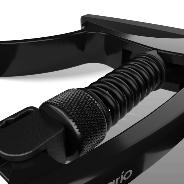 PW-CP-09  Capotasto nero D'Addario Accessories NS Tri-Action