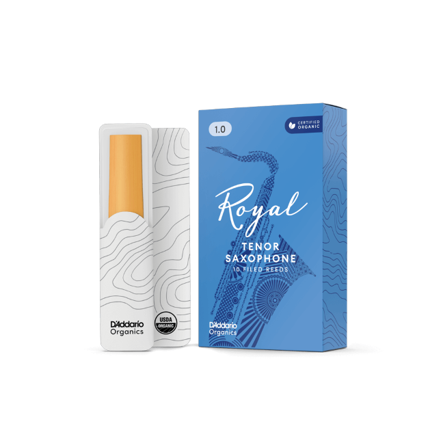 Confezione da 10 ance Rico Royal per sassofono tenore, durezza 2,5 RKB1025