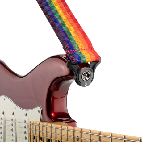 D'addario Tracolla Polypro per chitarra con sistema Auto Lock, Rainbow PWSAL411