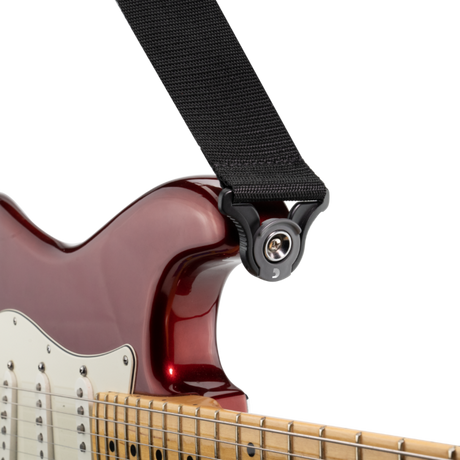 D'addario Tracolla Polypro per chitarra con sistema Auto Lock, Nera PWSAL400
