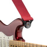 D'addario Tracolla Polypro per chitarra con sistema Auto Lock, Rossa PWSAL401