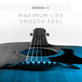 D'addario Corde rivestite XS 80/20 Bronze per chitarra acustica, scalatura Custom Light 11-52 XSABR1152