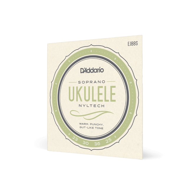 Corde D’Addario EJ88S in nyltech per ukulele soprano
