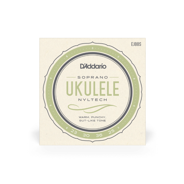 Corde D’Addario EJ88S in nyltech per ukulele soprano