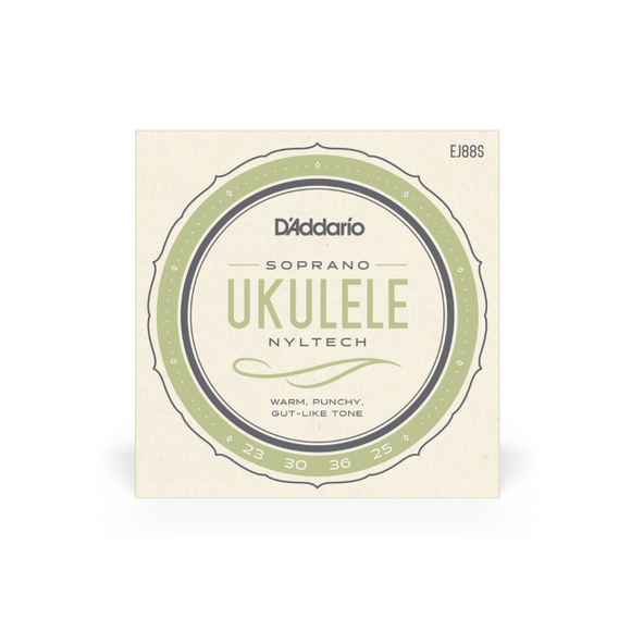Corde D’Addario EJ88S in nyltech per ukulele soprano