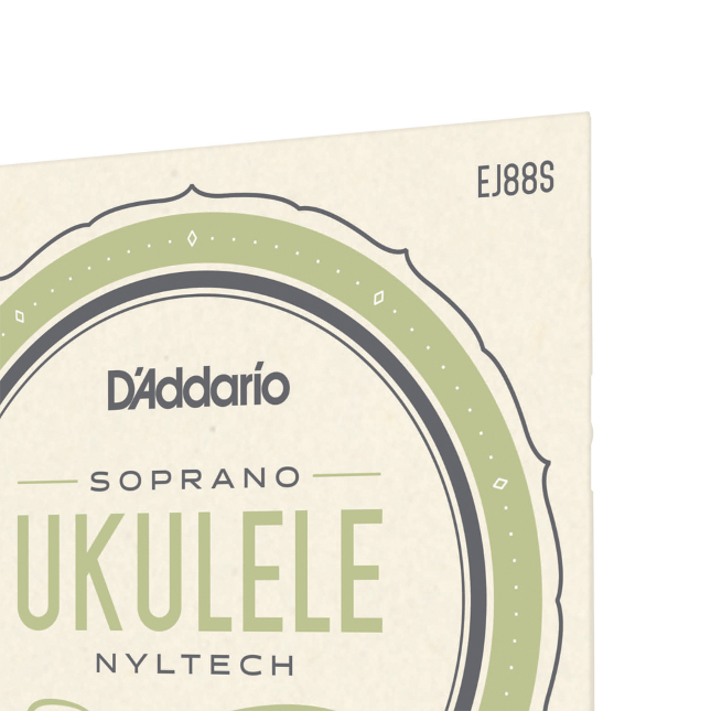 Corde D’Addario EJ88S in nyltech per ukulele soprano
