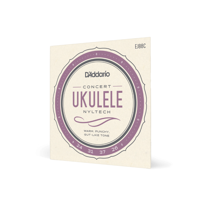 Corde D’Addario EJ88c in nyltech per ukulele Concerto