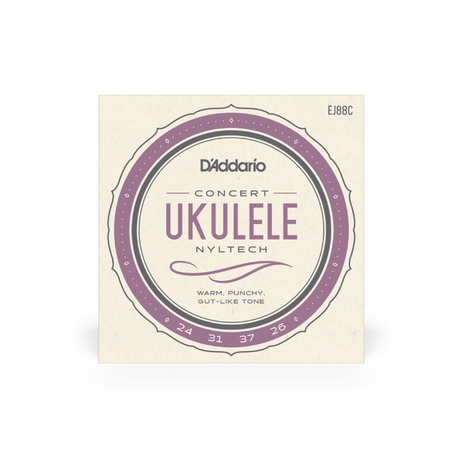 Corde D’Addario EJ88c in nyltech per ukulele Concerto
