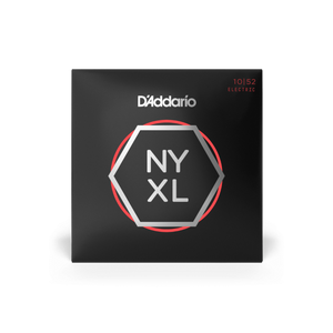 NYXL1052  D'Addario - Corde in nickel per chitarra elettrica, scalatura leggera per i cantini / pesante per i bassi, 10-52