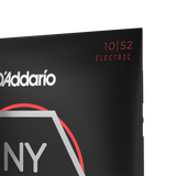 NYXL1052  D'Addario - Corde in nickel per chitarra elettrica, scalatura leggera per i cantini / pesante per i bassi, 10-52