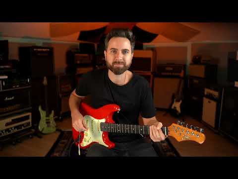 Chitarra elettrica EKO - ST-300 Fiesta Red