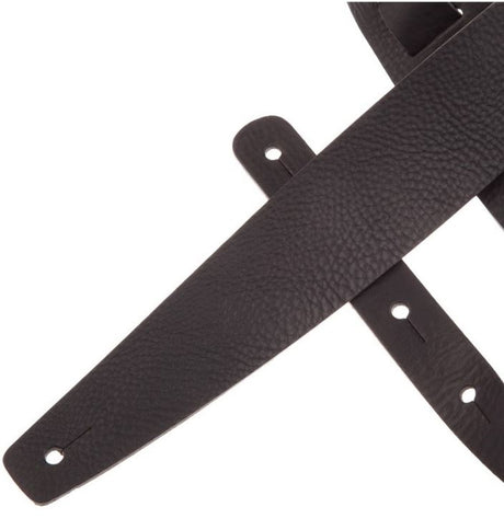 Magrabò 105.071M - Tracolla per chitarra e basso in pelle Holes HC Core Nero 6 cm
