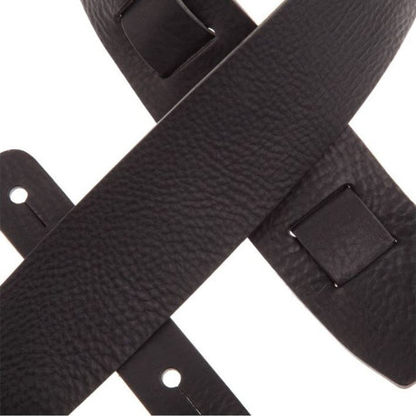 Magrabò 105.071M - Tracolla per chitarra e basso in pelle Holes HC Core Nero 6 cm
