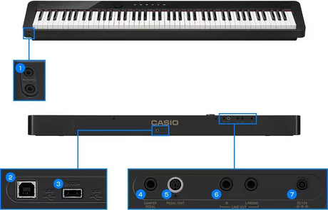 Casio PX-S1100 BK Pianoforte digitale 88 tasti